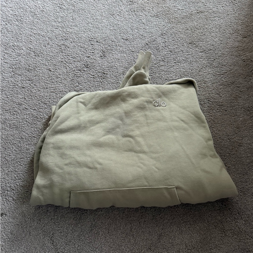 ALO Yoga Olive Green Hoodie